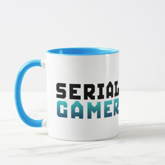 Serial Gamer Funny Geek Tasse (Links)