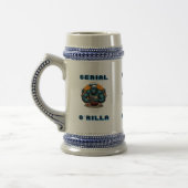 Serial G'rilla Master GRILLEN Griller Fun Pun Bierglas (Links)