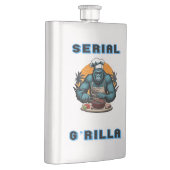 Serial G'rilla Master GRILLEN Griller Fun Pun Flachmann (Rechts)