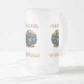 Serial G'rilla Master GRILLEN Griller Fun Pun Mattglas Bierglas (VorderseiteRechts)