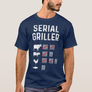 Serial Griller Funny GRILLEN Master Grill Pun Gril T-Shirt