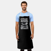 Serial Griller Funny GRILLEN Schürze (Getragen)