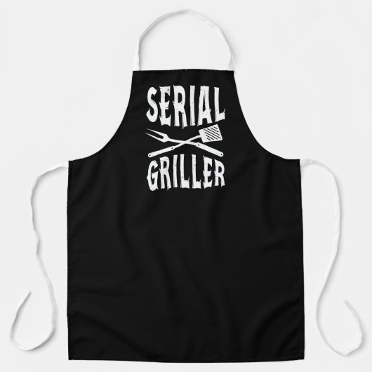Serial Griller Funny GRILLEN Schürze (Vorderseite)