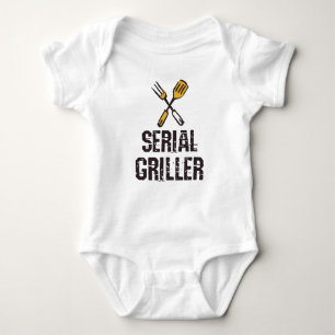 Serial Griller Grill GRILLEN Master Grill Besteck Baby Strampler