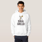 Serial Griller Grill GRILLEN Master Grill Besteck Hoodie (Vorne ganz)