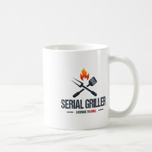 Serial Griller Grillen Smoker Grillmaster Funny Gr Kaffeetasse