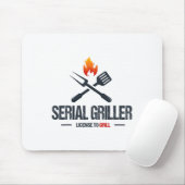 Serial Griller Grillen Smoker Grillmaster Funny Gr Mousepad (Mit Mouse)