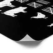 Serial Griller Vathers Day Funny Grill Grill Bb Poster (Ecke)