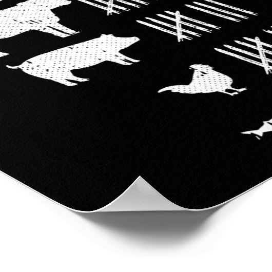 Serial Griller Vathers Day Funny Grill Grill Bb Poster (Ecke)