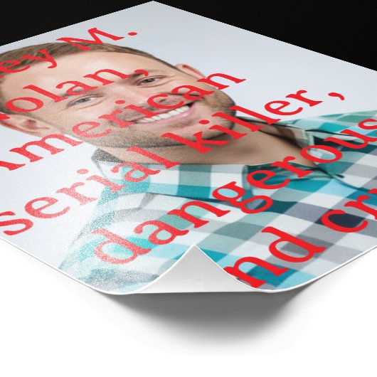 Serial killer fotodruck (Ecke)