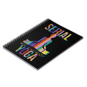 Serial Yoga - Notebook Notizblock (Linke Seite)