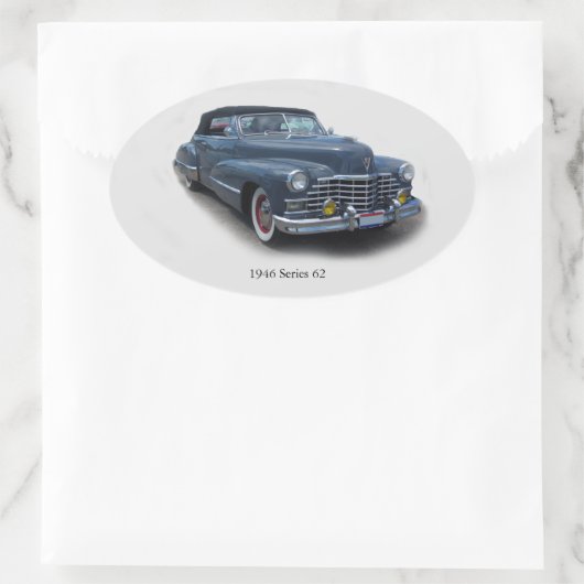 Serie 62, Coupaufkleber 1946 Ovaler Aufkleber (Tasche)