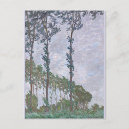 Serie der Windeffekte von Poplars Claude Monet Postkarte