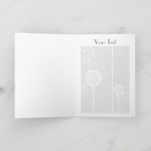 Serie der Wirbel - Rosa Einladung (Innenseite)