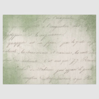 Serie Ephemera Green Paper Design 3 Seidenpapier