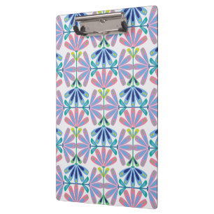 Serie für Retro-Floral Klemmbrett