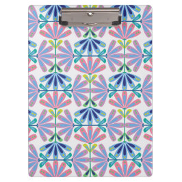 Serie für Retro-Floral Klemmbrett