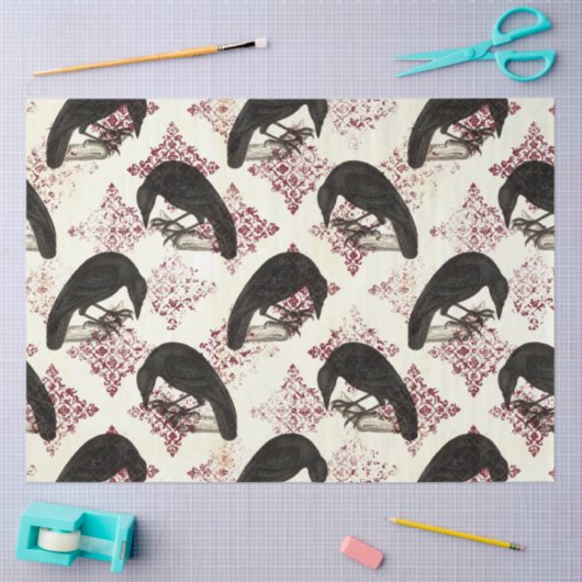 Serie "Gothic Countenance" Design 1 Seidenpapier (Basteln)