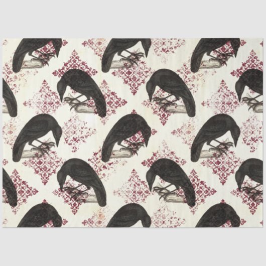 Serie "Gothic Countenance" Design 1 Seidenpapier (Vorderseite)