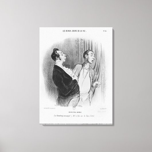 Serie 'Les beaux jours de la vie', A new Leinwanddruck (Vorderseite)