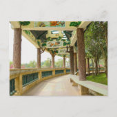 Serie Li Garden: Die Natur trifft Kunst Postkarte (Vorderseite)