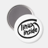 Serie Linux Inside Magnet (Vorderseite/Rückseite)