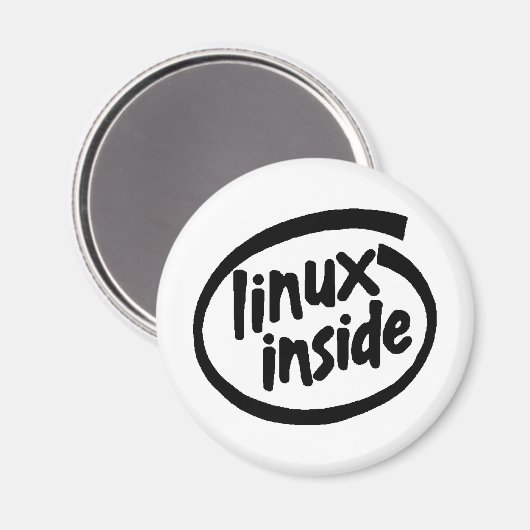 Serie Linux Inside Magnet (Vorderseite/Rückseite)
