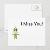 Serie "LITTLE TYP" Postkarte (Vorne/Hinten)