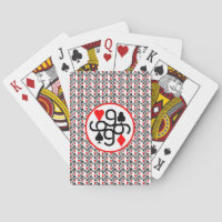 SERIE POKER CARTA 9 RED & BLACK TAZA