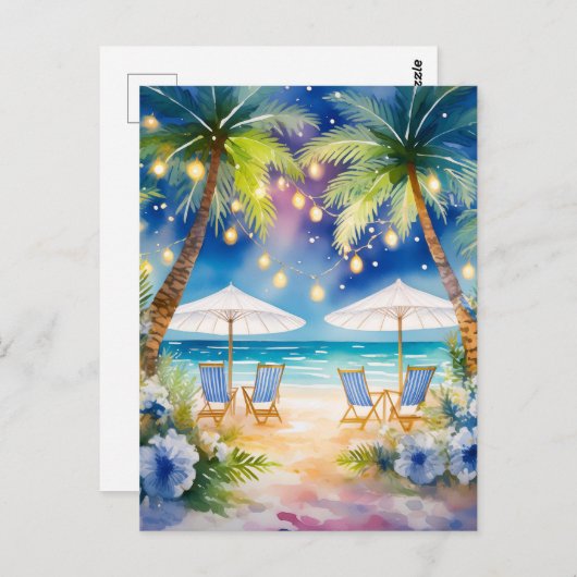 Serie Santa Barbara von Artist Jan Turner Postkarte (Vorne/Hinten)