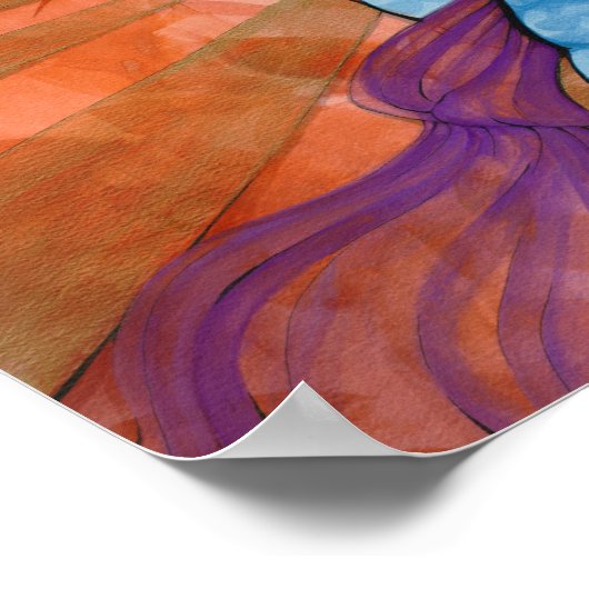 Serie "September" DRUCKEN Poster (Ecke)