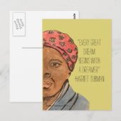 Serie "Sisterhood" der Postkarte - Harriet (Vorne/Hinten)