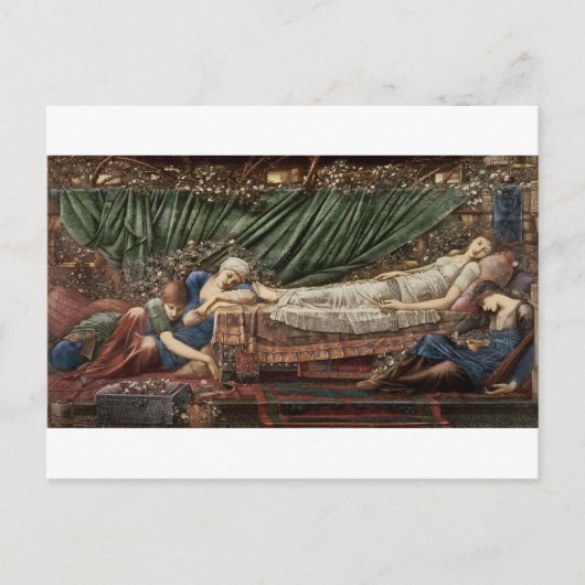 Serie "The Briar Rose", 4: The Sleeping Beauty, 1 Postkarte (Vorderseite)