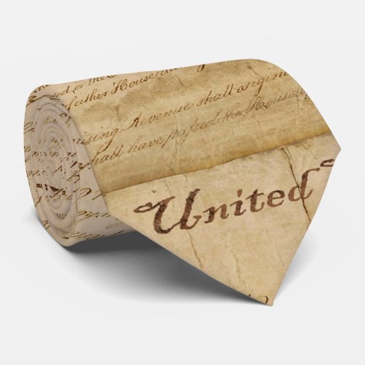 Serie "US CONSTITUTION" Krawatte (Gerollt)