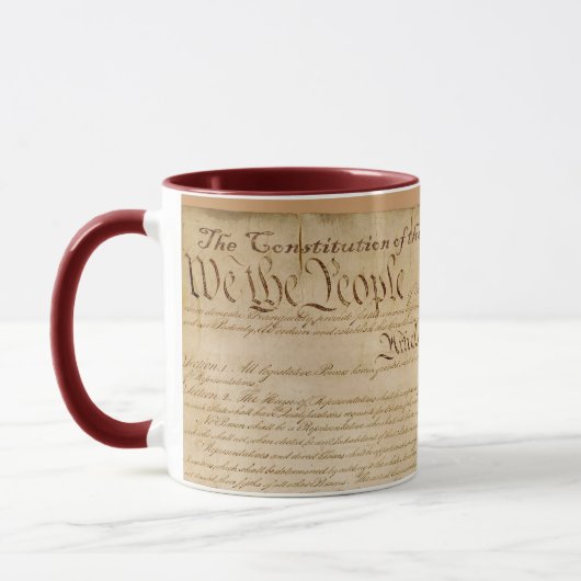 Serie "US CONSTITUTION" Tasse (Links)