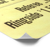 Serie Vintage-Ringerposter Poster (Ecke)
