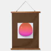 Serie von 3 Glasdächern Wandteppich Mit Holzrahmen (Vorderseite)