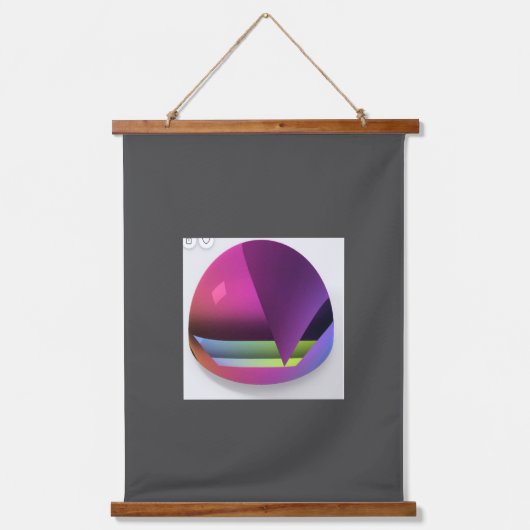 Serie von 3 Glasdächern Wandteppich Mit Holzrahmen (Vorderseite 3)