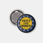 Serie von 8 zusammenfassbaren suffrage Button-Foto Magnet (Vorderseite/Rückseite)
