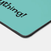 Serie von Black Paw Prints Design Desk Mat Schreibtischunterlage (Ecke)