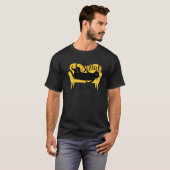 Serielle Chiller Cat Quote Artwork T-Shirt (Vorne ganz)