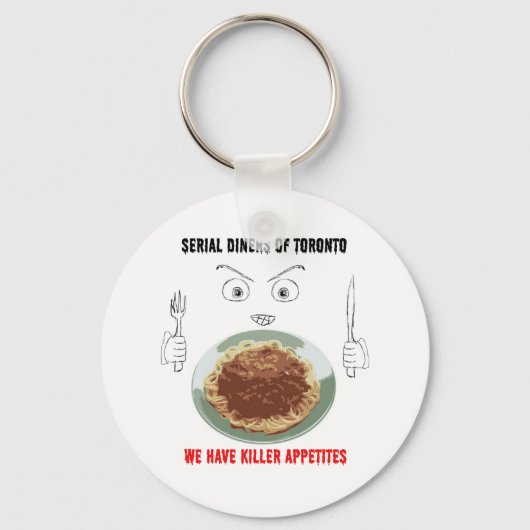 Serielle Diners3 - Killer Appetit Schlüsselanhänger (Vorderseite)