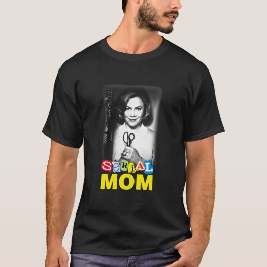 Serielle Mama! V-Ausschnitt T-Shirt (Vorderseite)