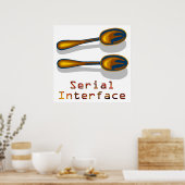 Serielle Schnittstelle Poster (Küche)