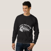 Serieller Fischkilometer perfekt Sweatshirt (Vorne ganz)