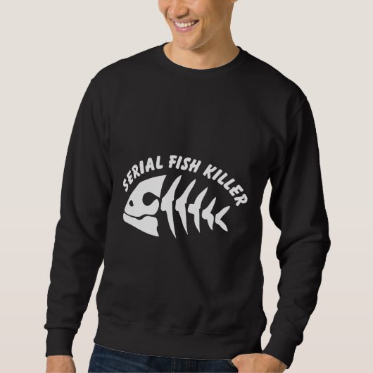 Serieller Fischkilometer perfekt Sweatshirt (Vorderseite)