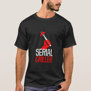 Serieller Griller, Lustiger BBQ-Grill-Raucher T-Shirt