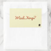 Serieller Podcast Spendenaufkleber Rechteckiger Aufkleber (Tasche)