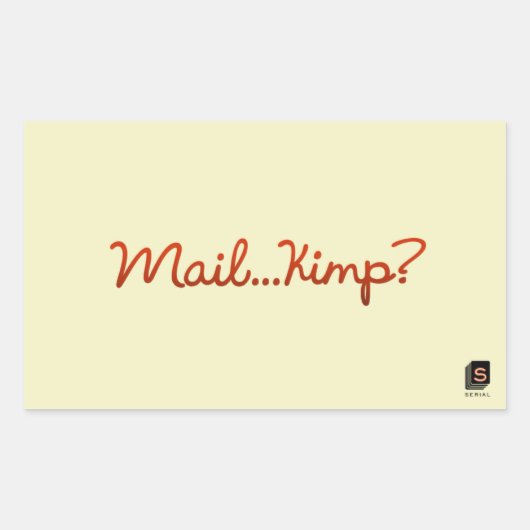 Serieller Podcast Spendenaufkleber Rechteckiger Aufkleber (Vorderseite)