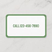 Serienbaum-benutzerdefinierten QR-Code Visitenkarte (Rückseite)